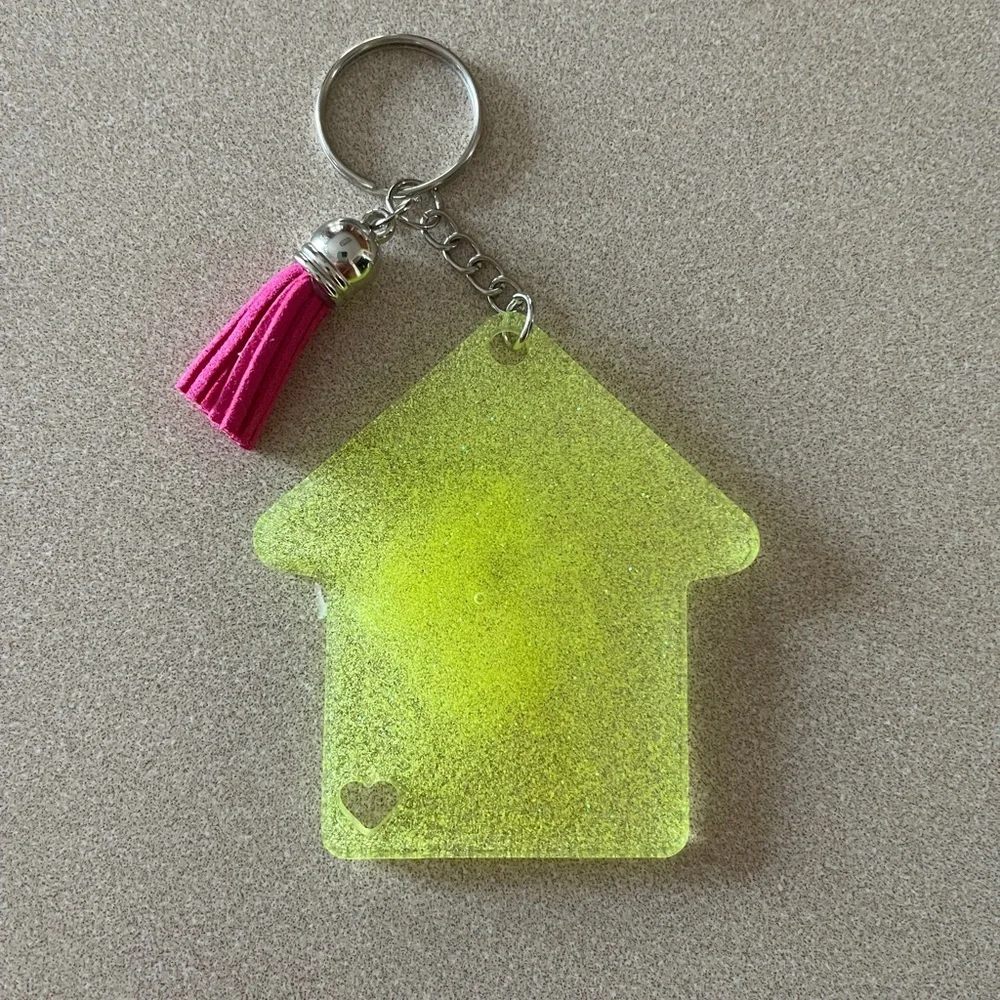 Handmade House/Key Keychains - Picture 2 of 6